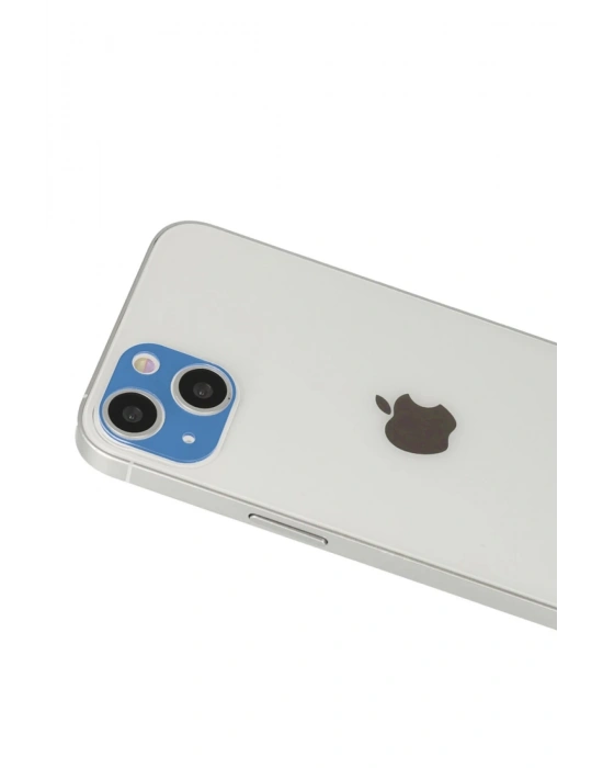 Newface iPhone 13 Rainbow Kamera Lens Koruma Cam - Mavi