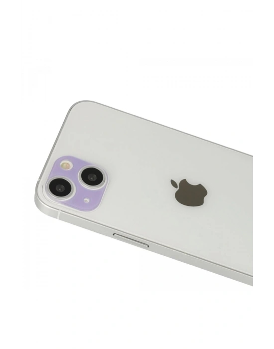 Newface iPhone 13 Rainbow Kamera Lens Koruma Cam - Mor