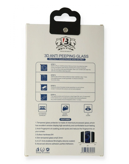 Newface iPhone 14 Bilvis Hayalet Cam Ekran Koruyucu