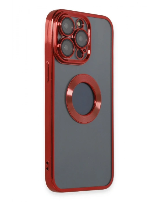 Newface iPhone 14 Pro Kılıf Slot Silikon - Kırmızı