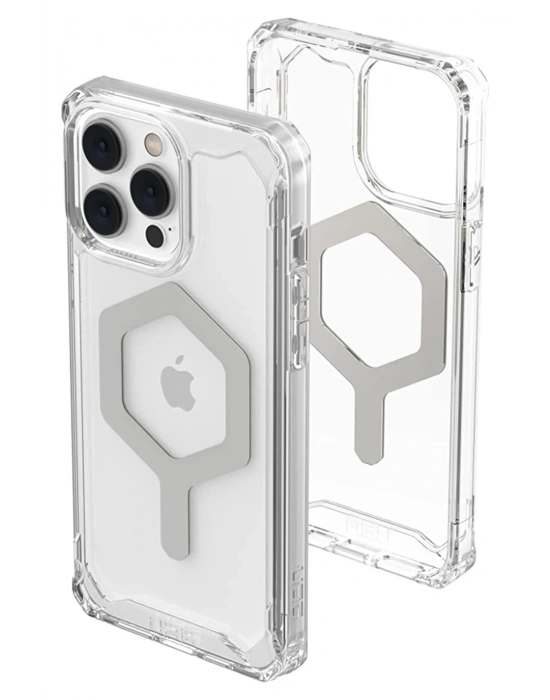 Newface iPhone 14 Pro Kılıf Uag Plyo Magneticsafe Silikon - Şeffaf