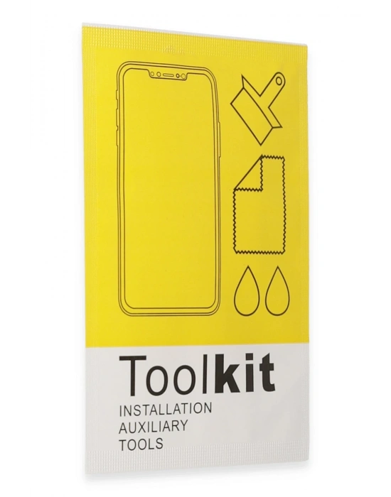 Newface iPhone 14 Pro Max Bilvis 3D Mat Cam Ekran Koruyucu