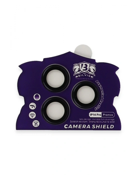 Newface iPhone 14 Pro Max Bilvis Titan Kamera Lens - Derin Mor