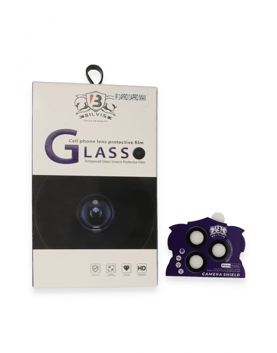 Newface iPhone 14 Pro Max Bilvis Titan Kamera Lens - Siyah