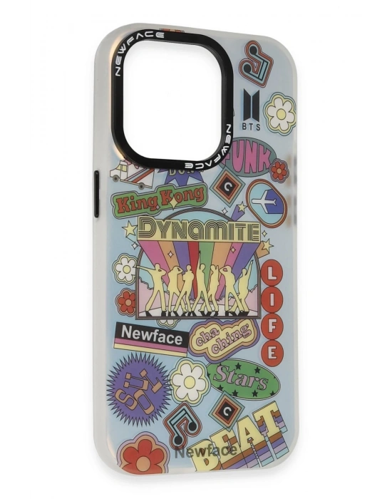 Newface iPhone 14 Pro Max Kılıf Estoril Desenli Kapak - Estoril - 14