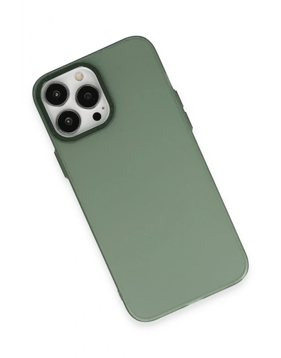 Newface iPhone 14 Pro Max Kılıf Modos Metal Kapak - Koyu Yeşil