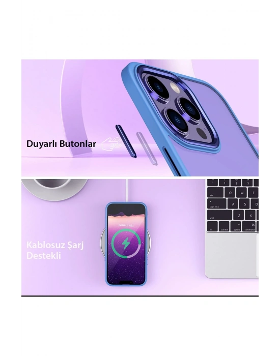 Newface iPhone 14 Pro Max Kılıf Power Silikon - Koyu Yeşil