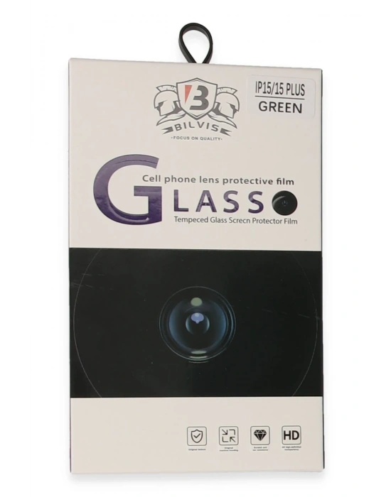 Newface iPhone 15 Bilvis Titan Kamera Lens - Yeşil