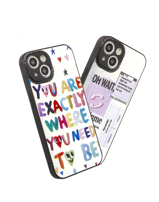 Newface iPhone 15 Kılıf Mirror Desenli Kapak - Mirror - 2