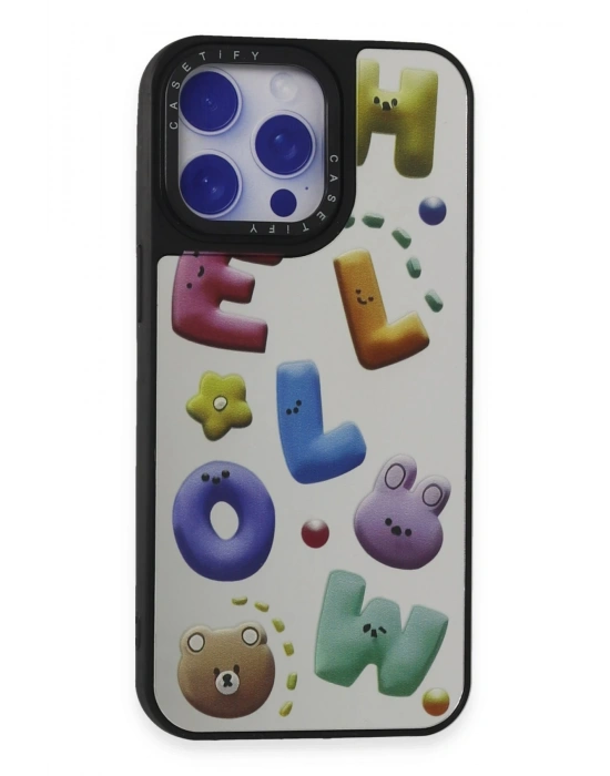 Newface iPhone 15 Pro Kılıf Mirror Desenli Kapak - Mirror - 15