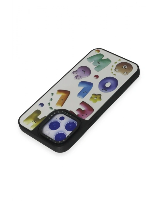 Newface iPhone 15 Pro Kılıf Mirror Desenli Kapak - Mirror - 15