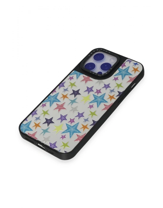 Newface iPhone 15 Pro Kılıf Mirror Desenli Kapak - Mirror - 18