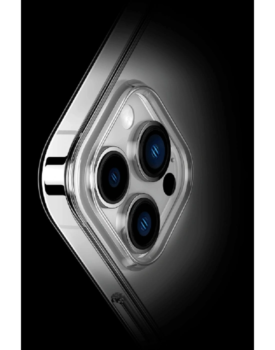 Newface iPhone 15 Pro Kılıf Tron Şeffaf Magsafe Kapak - Şeffaf