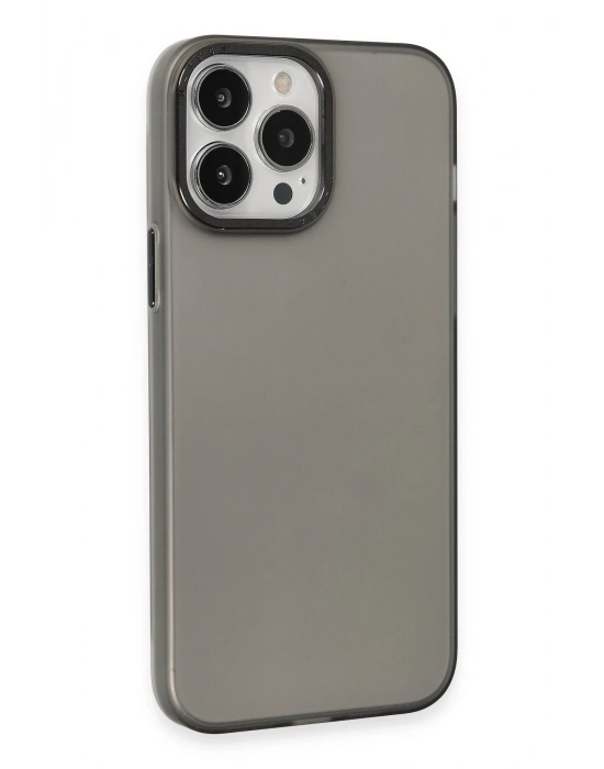 Newface iPhone 15 Pro Max Kılıf Modos Metal Kapak - Siyah