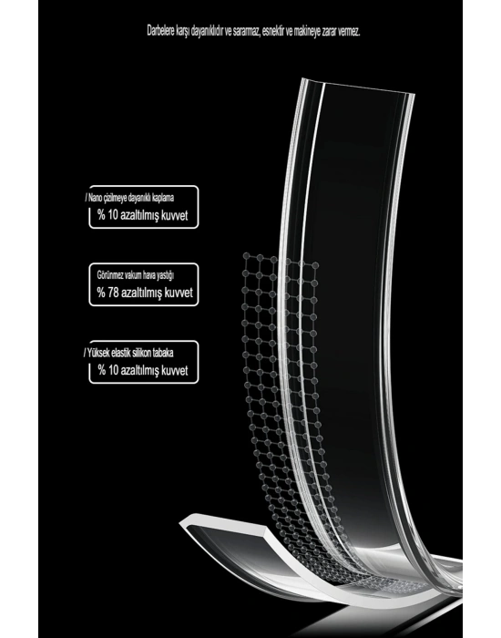 Newface iPhone 15 Pro Max Kılıf Tron Şeffaf Magsafe Kapak - Şeffaf