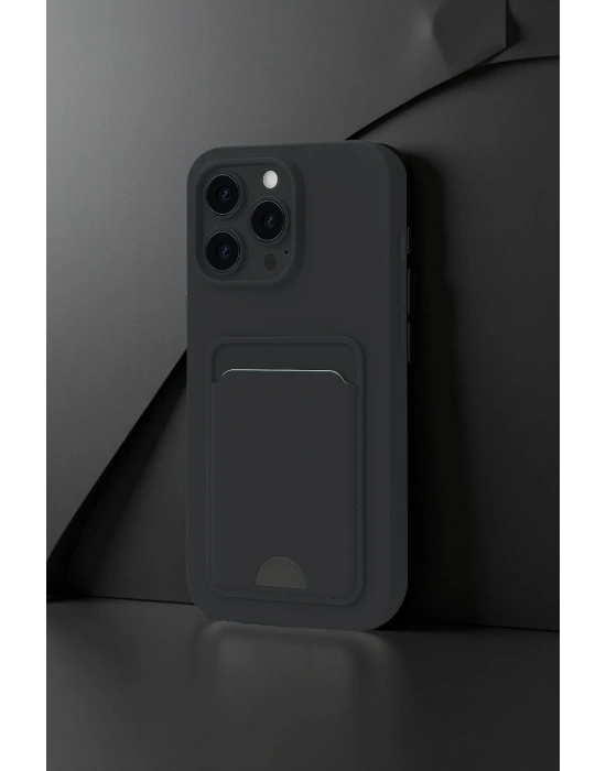 Newface iPhone 16 Plus Kılıf Kelvin Kartvizitli Silikon - Bordo