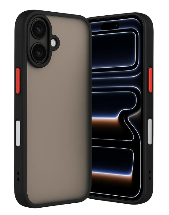 Newface iPhone 17 Kılıf Montreal Silikon Kapak - Siyah