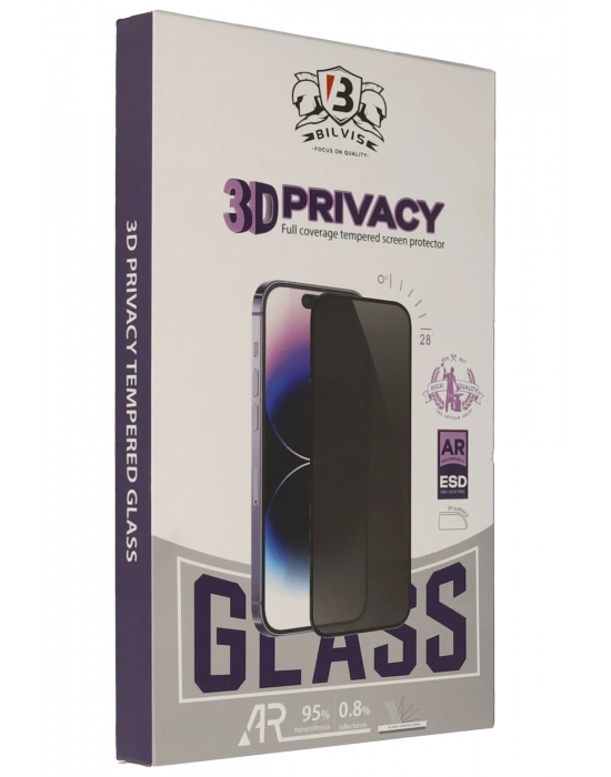 Newface iPhone 17 Pro Bilvis 3D Hayalet Cam Ekran Koruyucu