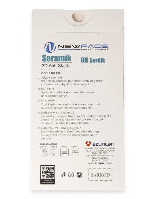 Newface iPhone 6 3D Antistatik Seramik Nano Ekran Koruyucu