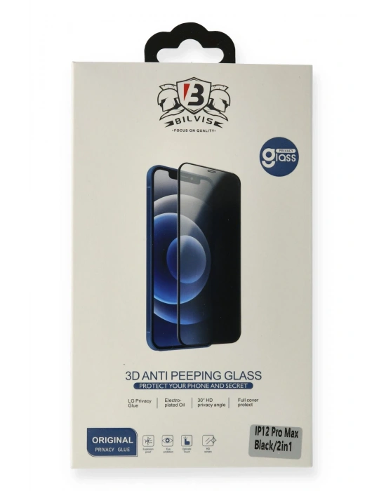 Newface iPhone 6 Bilvis Hayalet Cam Ekran Koruyucu - Siyah