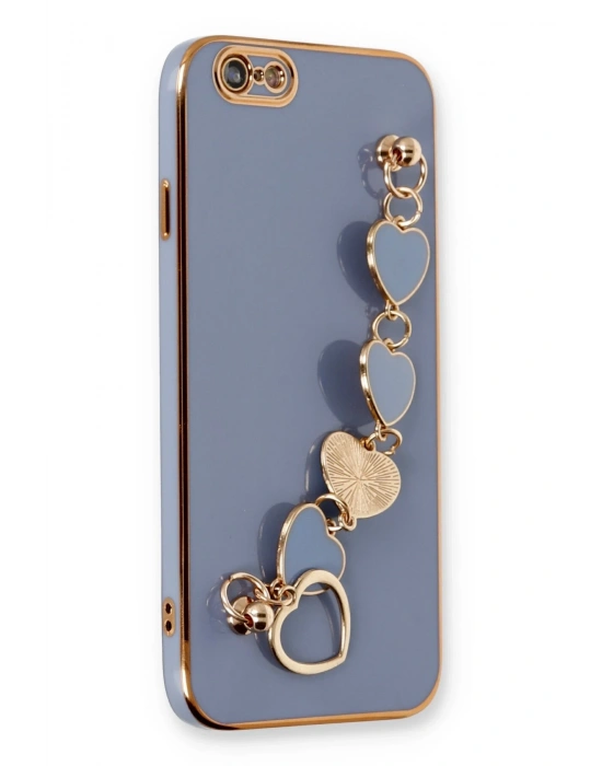 Newface iPhone 6 Kılıf Esila Silikon - Gri