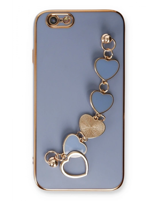 Newface iPhone 6 Kılıf Esila Silikon - Gri