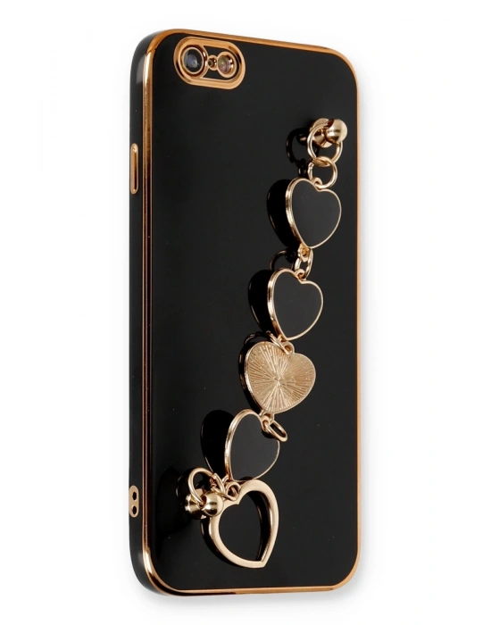 Newface iPhone 6 Kılıf Esila Silikon - Siyah