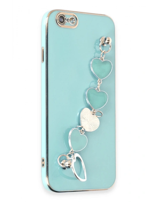 Newface iPhone 6 Kılıf Esila Silikon - Su Yeşili