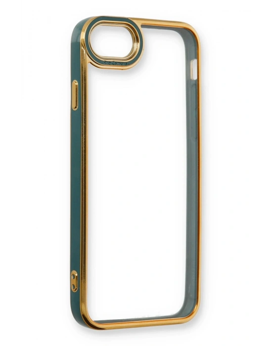 Newface iPhone 6 Kılıf Liva Lens Silikon - Yeşil