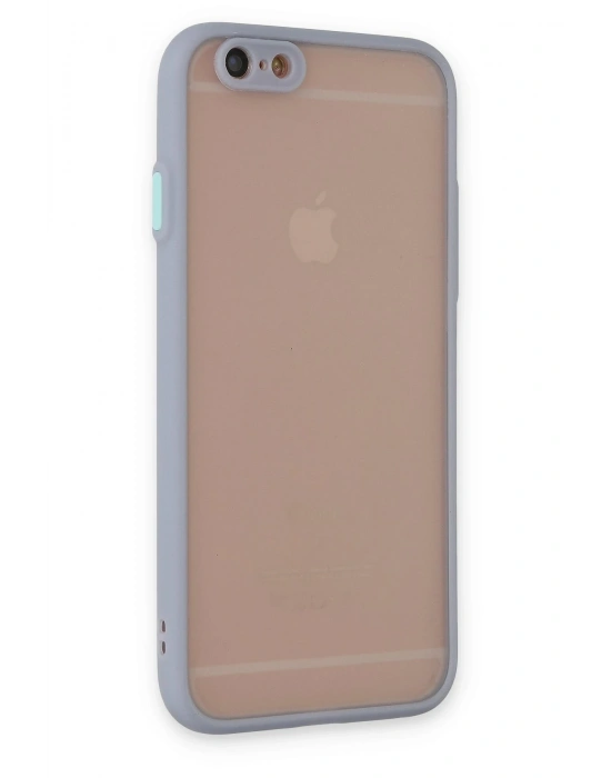 Newface iPhone 6 Kılıf Montreal Silikon Kapak - Gri