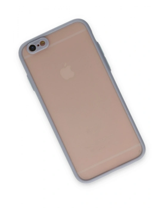 Newface iPhone 6 Kılıf Montreal Silikon Kapak - Gri