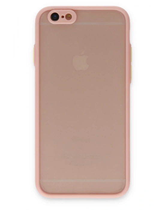 Newface iPhone 6 Kılıf Montreal Silikon Kapak - Pembe
