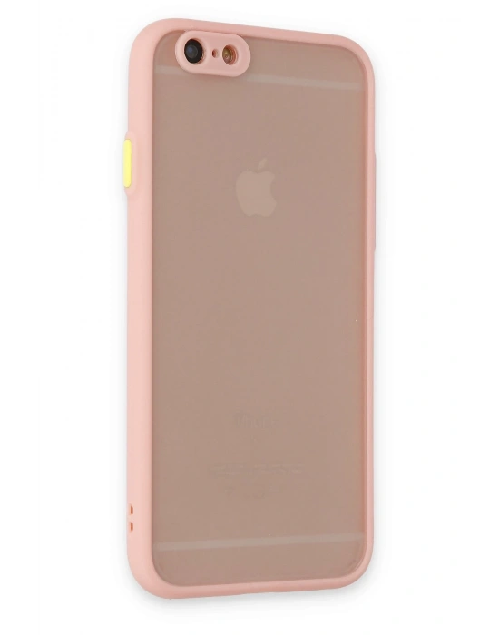 Newface iPhone 6 Kılıf Montreal Silikon Kapak - Pembe