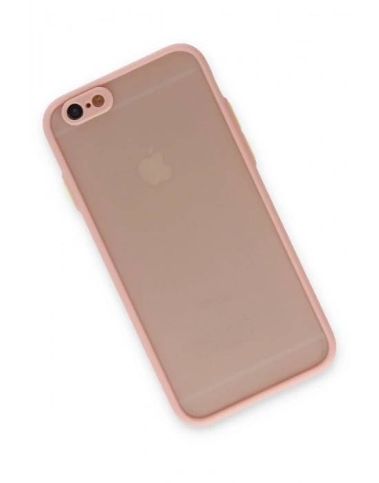Newface iPhone 6 Kılıf Montreal Silikon Kapak - Pembe