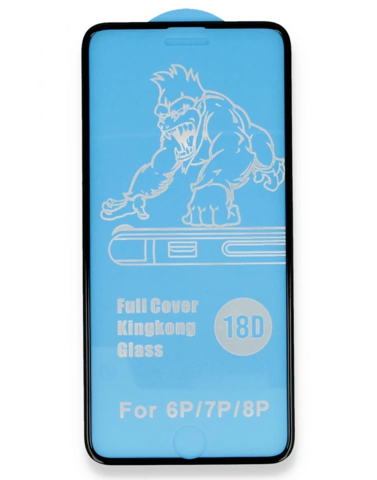 Newface iPhone 6 Plus 18D Cam Ekran Koruyucu - Beyaz