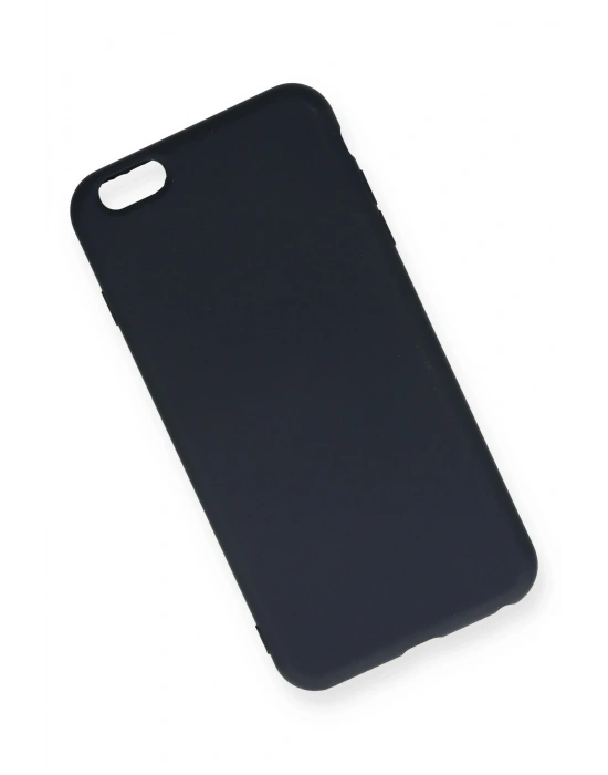 Newface iPhone 6 Plus Kılıf Nano içi Kadife Silikon - Lacivert