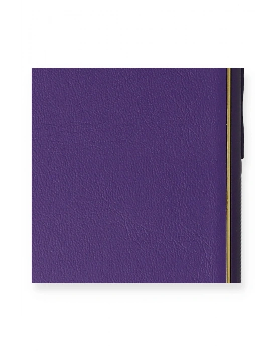 Newface iPhone 7 Kılıf Coco Deri Silikon Kapak - Mor