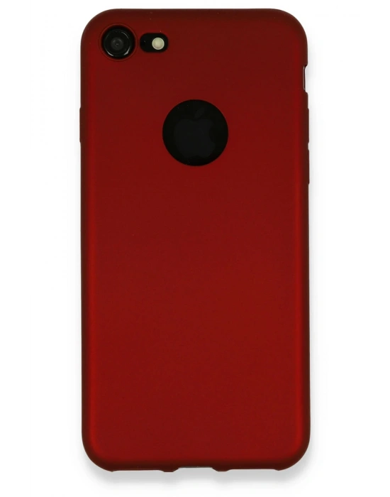 Newface iPhone 7 Kılıf First Silikon - Bordo