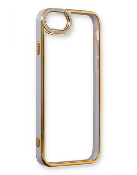 Newface iPhone 7 Kılıf Liva Lens Silikon - Lila