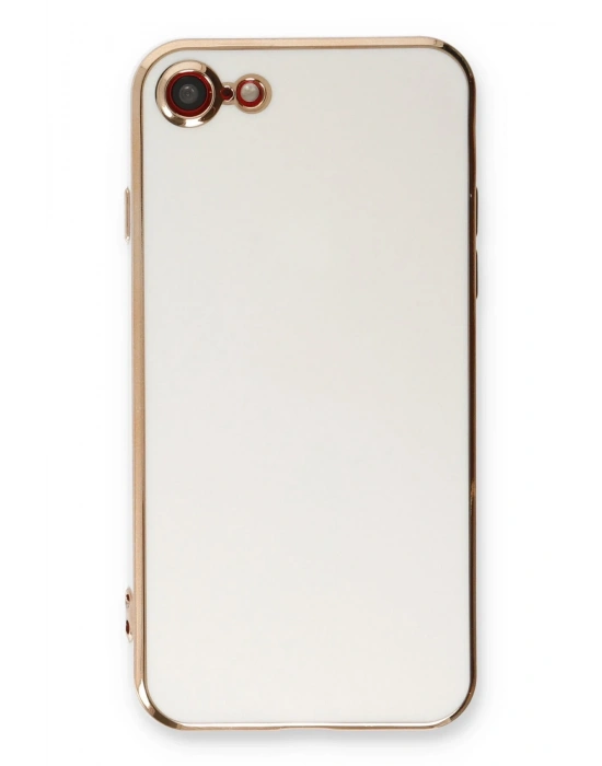 Newface iPhone 7 Kılıf Volet Silikon - Beyaz