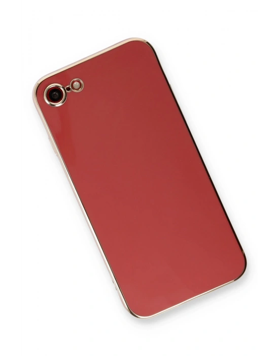 Newface iPhone 7 Kılıf Volet Silikon - Kırmızı