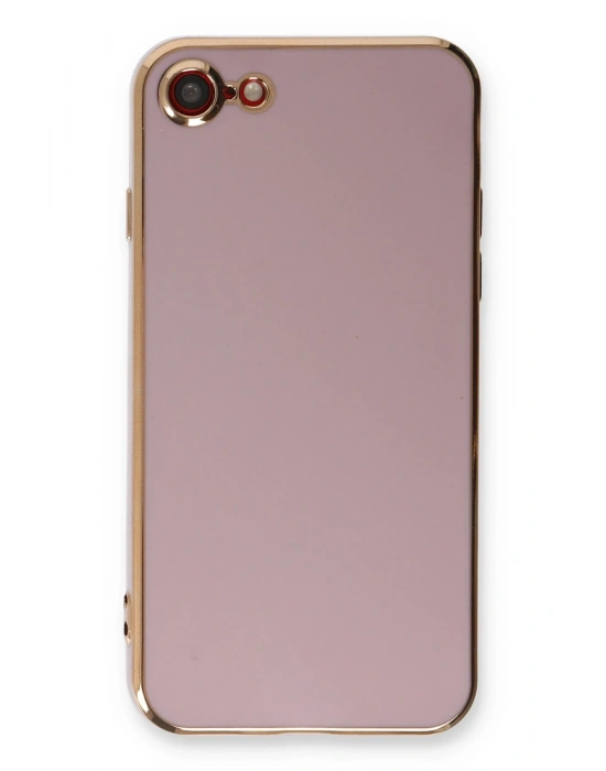 Newface iPhone 7 Kılıf Volet Silikon - Mor