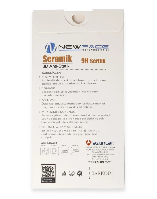 Newface iPhone 7 Plus 3D Antistatik Mat Seramik Nano Ekran Koruyucu