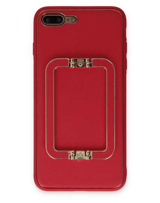 Newface iPhone 7 Plus Kılıf Coco Elit Kapak - Kırmızı