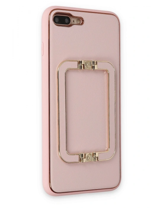Newface iPhone 7 Plus Kılıf Coco Elit Kapak - Pembe