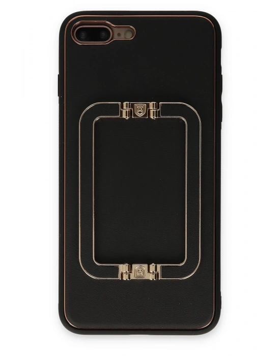 Newface iPhone 7 Plus Kılıf Coco Elit Kapak - Siyah