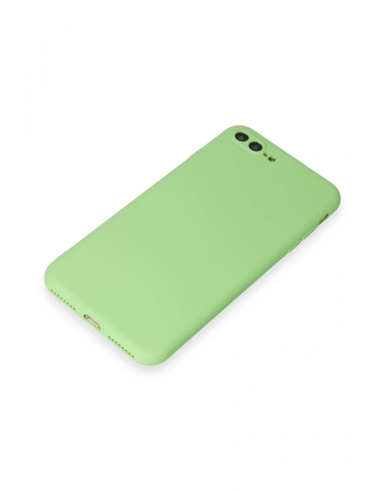 Newface iPhone 7 Plus Kılıf First Silikon - Açık Yeşil
