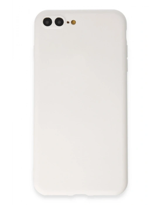 Newface iPhone 7 Plus Kılıf First Silikon - Beyaz