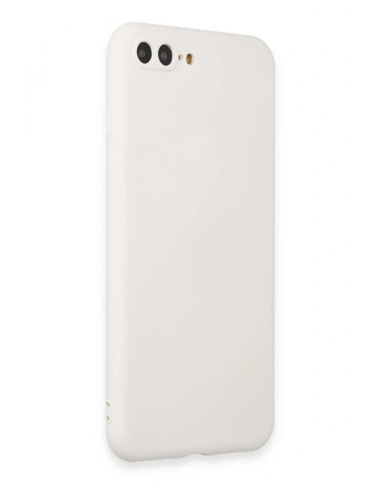 Newface iPhone 7 Plus Kılıf First Silikon - Beyaz