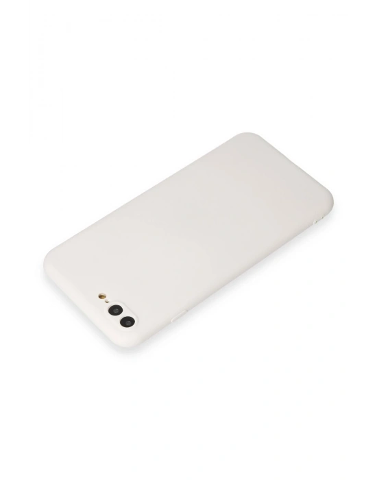Newface iPhone 7 Plus Kılıf First Silikon - Beyaz